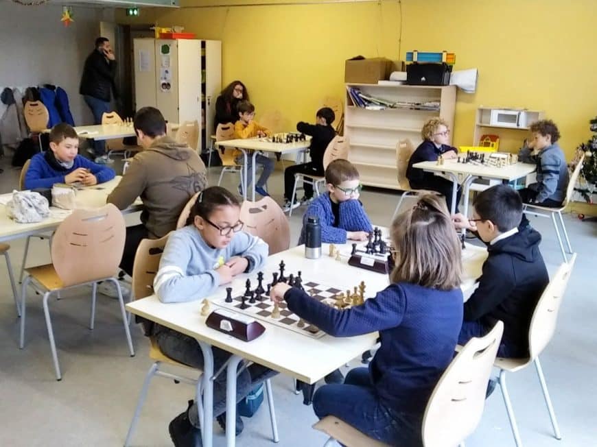 , Première compétition pour le club d’échecs de la MJC