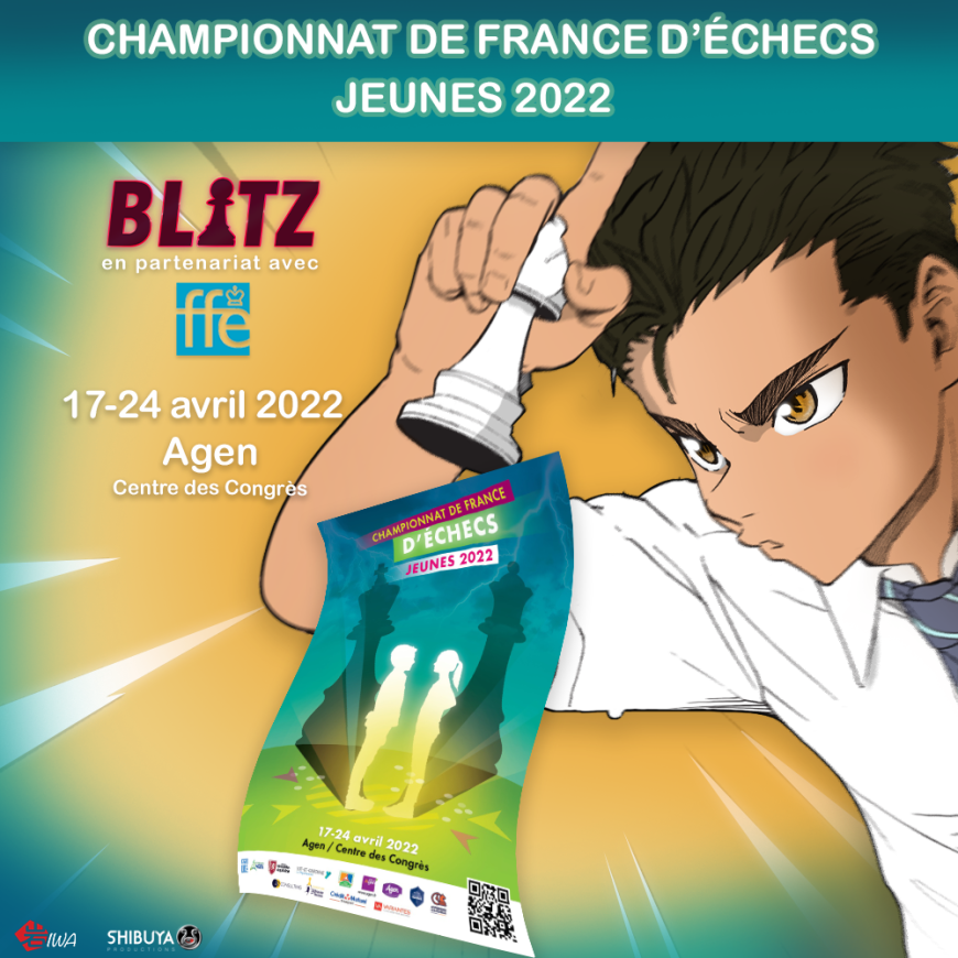, Blitz, un manga d’échecs au championnat de France Jeunes