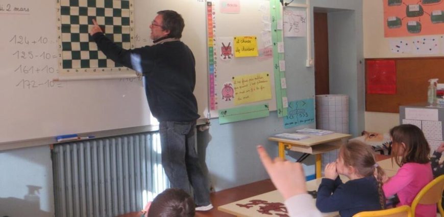 , Donges. À l’école Aimé-Césaire, les élèves s’essaient aux échecs