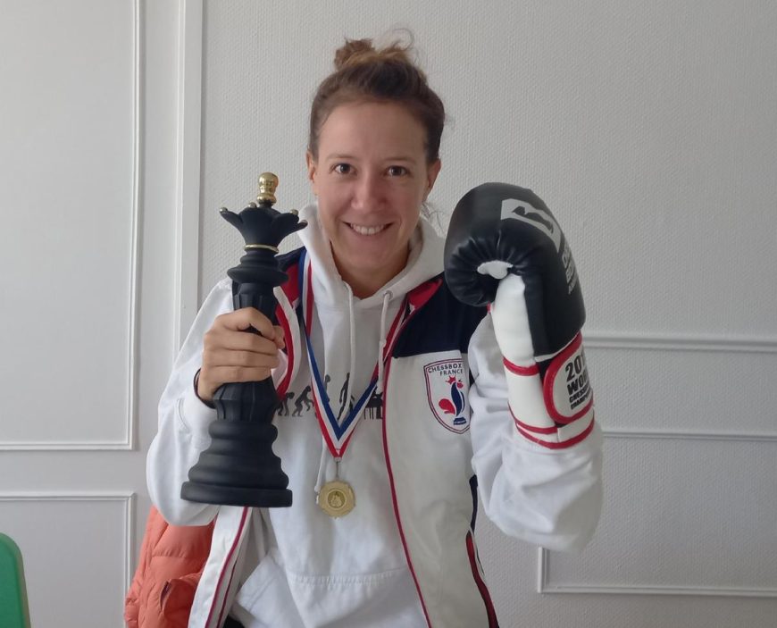 , Lesparre-Médoc : Lara Armas, championne du monde d’échecs et de boxe